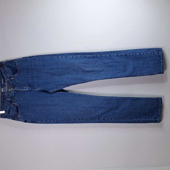 Riders by Lee Denim - Riders by Lee Relaxed Fit Straight Leg Mid-Rise Size 10 Long Inseam 33"